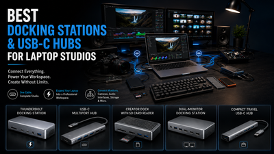 Best Docking Stations and USB-C Hubs for Laptop Studios