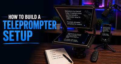 How to Build a Teleprompter Setup for Under $100