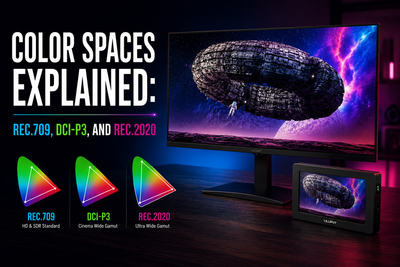 Color Spaces Explained: Rec.709, DCI-P3, and Rec.2020