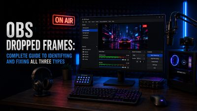 OBS Dropped Frames: Complete Guide to Identifying and Fixing All Three Types