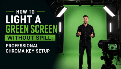 How to Light a Green Screen Without Spill: Professional Chroma Key Setup