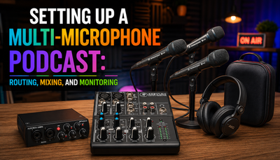 Setting Up a Multi-Microphone Podcast: Routing, Mixing, and Monitoring
