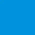 Rosco 4332268599 Roscolux #368 Winkler Blue Gel Filter Sheet — main product image