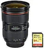 Canon E5CN2470F28LII EF 24-70mm f/2.8L II USM Lens Bundle
