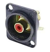 Neutrik NF2D-B-2 RCA/Phono Jack Connector 5-Pack — main product image