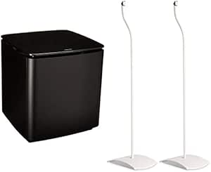 Bose Bass Module 700 - Black - Wireless Subwoofer + Floor Stands