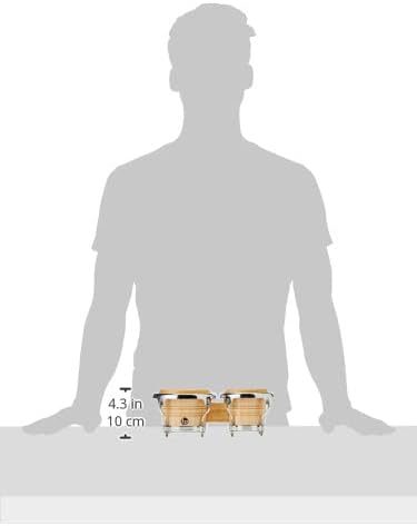 Latin Percussion LPM199-AW Mini Tunable Wood Bongos