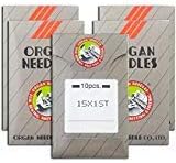 Sharp 75/11 Organ 15x1ST Embroidery Machine Needles (50) — main product image