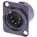 Neutrik NC5MD-L-B-1 5-Pin XLR Male Connector — main product image