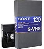 Sony LYSB00MATSGLY-ELECTRNCS SVHS ST-120 Broadcast Videocassette — main product image