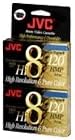 JVC P6120HMPJH2 Hi8 Metal Particle Video Tape 120 Min 2-Pack
