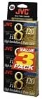 JVC P6120HMPJH3 Hi8 Video Tapes