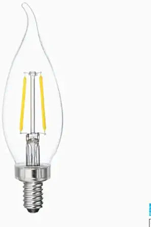 GE Refresh 40-Watt LED Candelabra Dimmable Daylight Bulb (6-Pack)