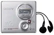 Sony MZ-R410S Silver MiniDisc Walkman Portable Player — main product image