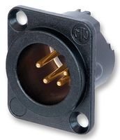 Neutrik NC4MD-LX-B XLR Connector 4-Pole (10-Pack)