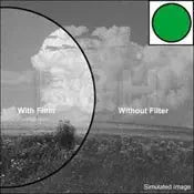 Hoya 67mm Green X1 Filter B&W Photography — main product image