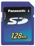 Panasonic RP-SD128BU1A 128MB Secure Digital Card — main product image