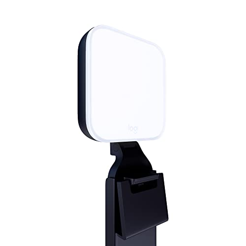 Logitech for Creators Litra Glow Premium LED Streaming Light with TrueSoft- Computer lighting for video conferencing, Zoom meetings, with adjustable mount and desktop app control for PC/Mac - Graphite — main product image