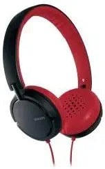 Philips SHL5000/10 Red On-Ear Headband Headphones — main product image