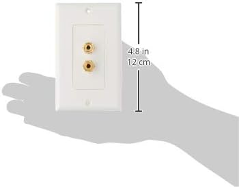 Monoprice 103324 Banana Plug Speaker Wall Plate