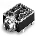 Switchcraft Phone Jack THRD 3.5MM Stereo R/A HORIZTAL