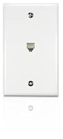 Philips SDJ6000H/17 RJ12 Single Plate Wall Jack — main product image