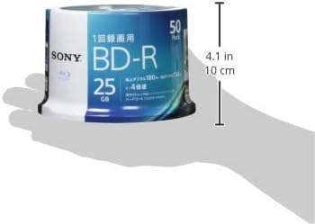 Sony 50BNR1VJPP4 Blu-ray Disc BD-R 4x 50-Sheet Pack