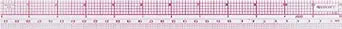 Westcott B-65 12-Inch/30cm Beveled Ruler - Clear — main product image