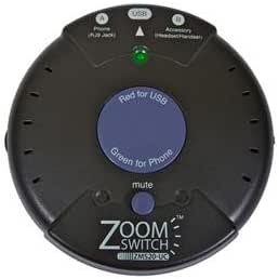 Zoom Zoomswitch Headset with Mute Function