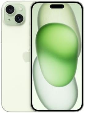 Apple MU023LL/A iPhone 15 Plus 256GB Green Unlocked Renewed