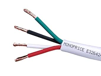 Monoprice 104043 18 AWG CL2 Speaker Wire