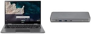 Acer Chromebook Enterprise Spin 513 LTE with USB-C WWCB Dock — main product image