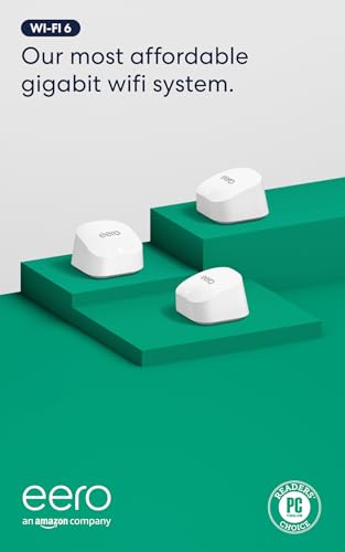 eero 6+ Wi-Fi 6 Mesh Router System — main product image