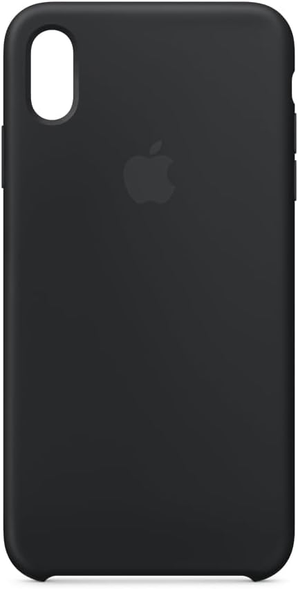 Apple iPhone XS Max Black Silicone Case — main product image