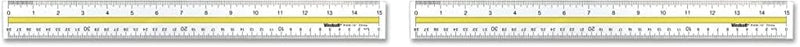 Westcott Acrylic Data Highlight Reading Ruler 15-inch — main product image