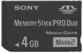 Sony MSMT4G-POUCH 4GB Memory Stick PRO Duo Mark2