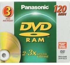 Panasonic LMAF120LU/ DVD-RAM Disc for Video Recording — main product image