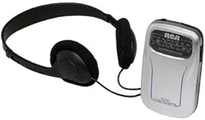 RCA RP1612 AM/FM Stereo Headset Radio - Built-In