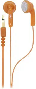 JVC HA-F130D Gumy Earbud Headphones Valencia Orange — main product image