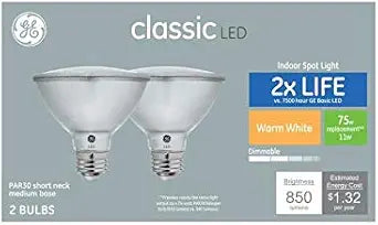 GE 45069 PAR30 Dimmable LED Light Bulb 2-Pack