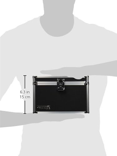 Vaultz VZ01280 Lockable Index Card Holder, 5x8 Organizer Box