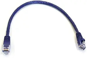 Monoprice 2293 CAT6 500MHz UTP 1FT Cable - Purple — main product image