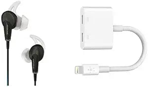Bose QuietComfort 20 Noise Cancelling Headphones Apple Lightning Adapter