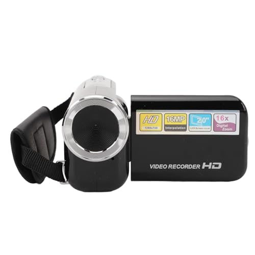 GOWENIC 1080P Camcorder with 16X Zoom and Rotatable Screen — main product image
