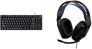 Logitech G413 TKL SE & G335 Gaming Keyboard Headset — main product image