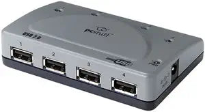 RCA PC6420 4-Port AC Powered USB Hub — main product image