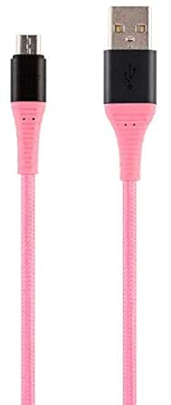 Monoprice 138332 USB Micro B to Type A Cable 6ft Pink — main product image