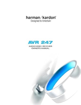 Misc AVR-247 Harman Kardon AV Receiver Instruction Manual — main product image