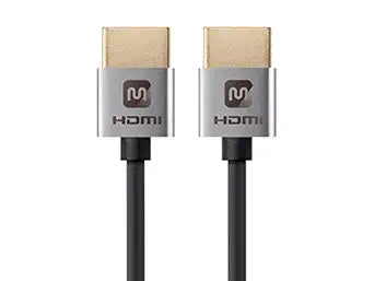 Monoprice 113575 Ultra Slim HDMI Cable 6in 4K HDR