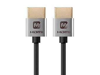 Monoprice 113575 HDMI High Speed Ultra Slim Cable 6in 4K